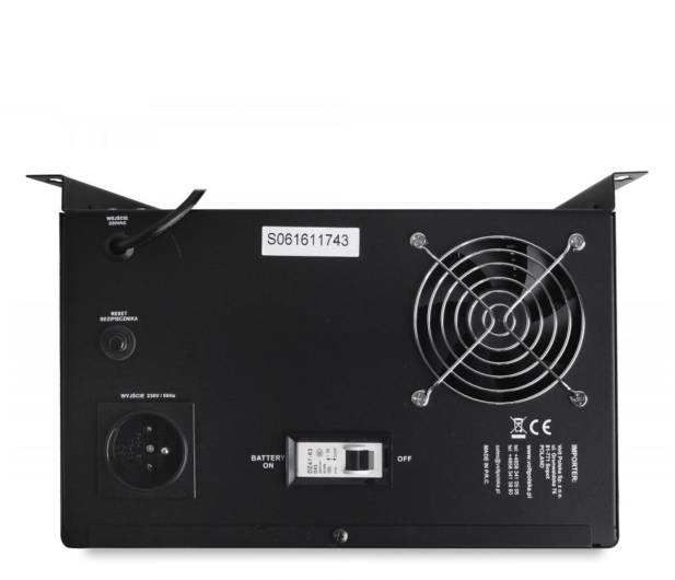 VOLT SINUS UPS 800 + 55Ah (500/800W) - 1213034 - zdjęcie 4